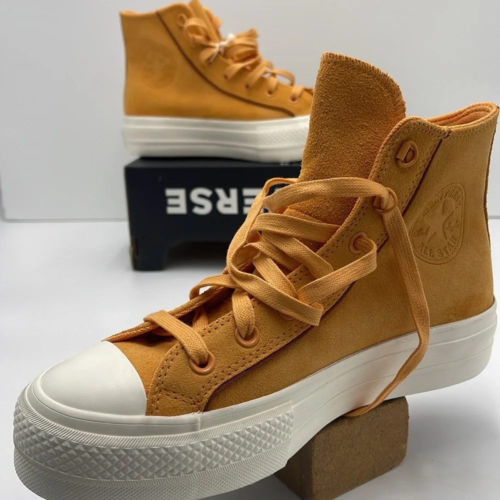 Converse WMNS CTAS LIFT HI TIGER MOTH/TAWNY OWL/EGRET A05419C Platforms Sneakers